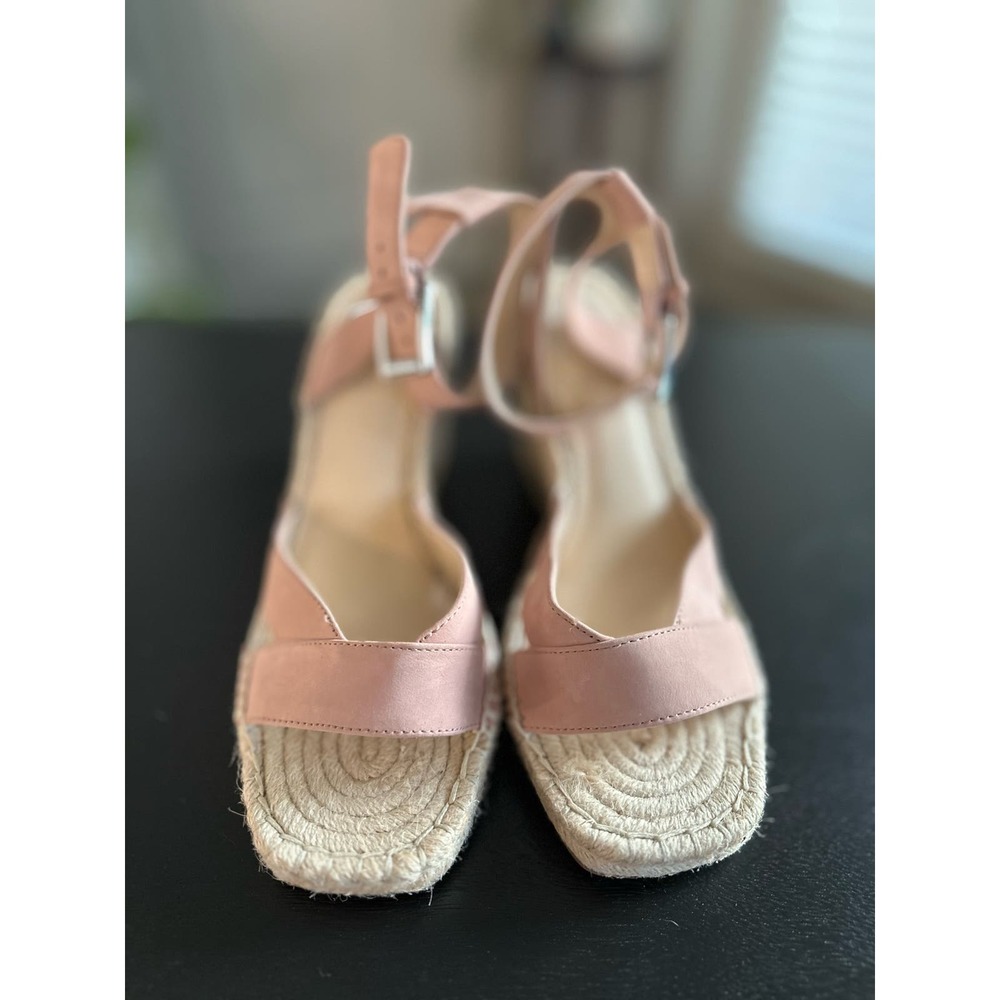 Vince Camuto NWOT Women's Meehan Pink Espadrille Wedge Sandal Sz. 7.5 - Picture 2 of 5